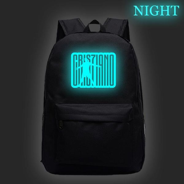 backpack cristiano ronaldo cr7 luminous children's girls boys school bag shoulders 
backpack cristiano ronaldo cr7 luminous children's girls boys school bag shoulders