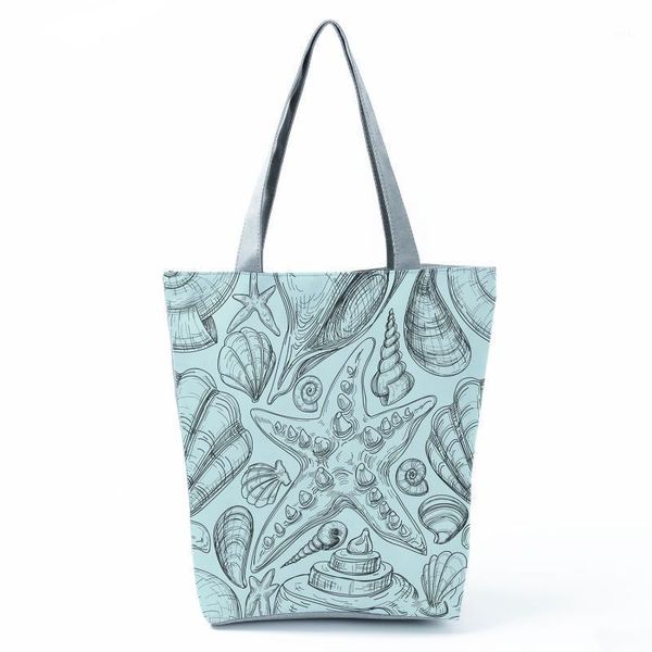 evening bags starfish shell printed handbags all-match women's casual bag high capacity eco shopping portable shoulder practical tote1
evening bags starfish shell printed handbags all-match women's casual bag high capacity eco shopping portable shoulder practical tote1