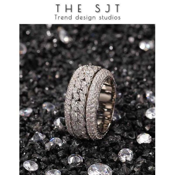 wedding rings sjt european and american hip hop rotatable cuban gold-plated zircon tail ring, Slivery;golden
wedding rings sjt european and american hip hop rotatable cuban gold-plated zircon tail ring, Slivery;golden