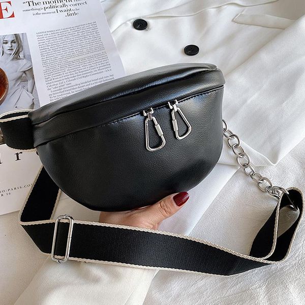 waist bags korean style double zipper chest for women fashion wide strap girls crossbody leather large capacity chain sling
waist bags korean style double zipper chest for women fashion wide strap girls crossbody leather large capacity chain sling