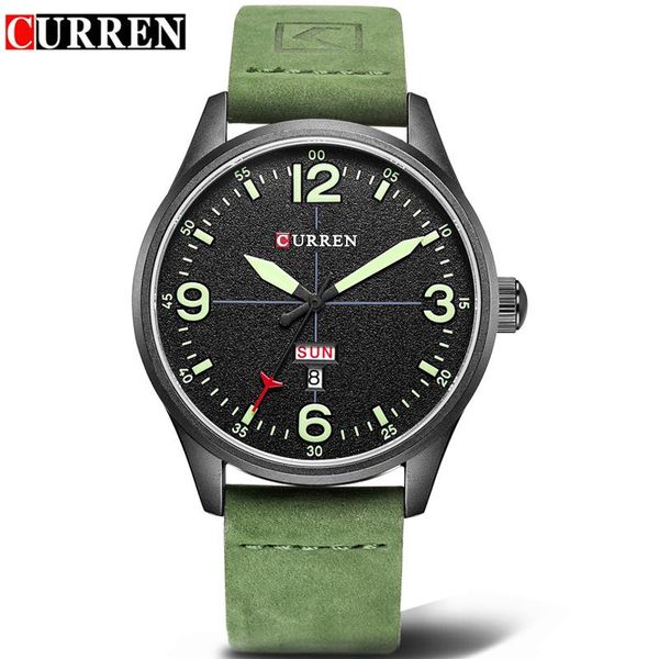 wristwatches curren men's sports quartz watches mens genuine leather date week relogio masculino, Slivery;brown
wristwatches curren men's sports quartz watches mens genuine leather date week relogio masculino, Slivery;brown