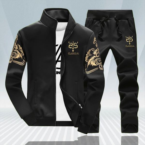 spring autumn set fashion men tracksuits clothes sets sweatsuits male zipper sweatshirts sweatpants mens sporting track suits, Gray
spring autumn set fashion men tracksuits clothes sets sweatsuits male zipper sweatshirts sweatpants mens sporting track suits, Gray