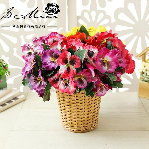festival home room wedding decoration simulation pansy flower floral decor artificial plant bunch silk bouquet 4pc/lot
festival home room wedding decoration simulation pansy flower floral decor artificial plant bunch silk bouquet 4pc/lot