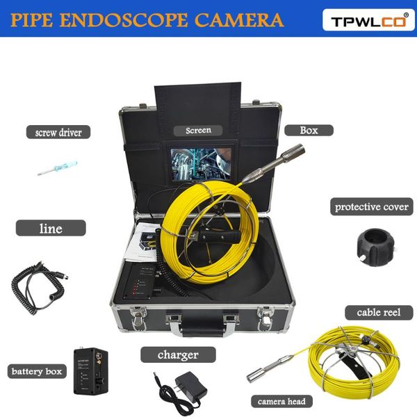 7inch 23mm waterproof industrial with 12pcs led drain pipeline inspection system hd video camera
7inch 23mm waterproof industrial with 12pcs led drain pipeline inspection system hd video camera