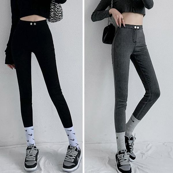 women's jeans fall pants european and american high waist elastic slim slimming skinny, Blue
women's jeans fall pants european and american high waist elastic slim slimming skinny, Blue