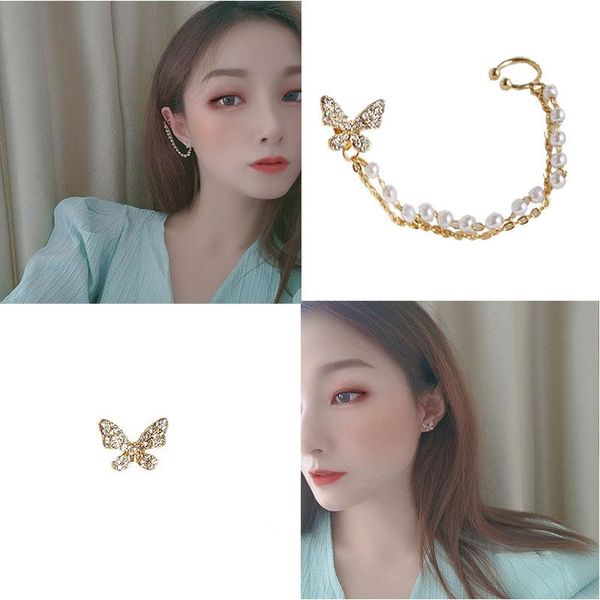 stud metal chain ear elegant butterfly earrings korean earring bone clip rhinestone personality fashion jewelry, Golden;silver
stud metal chain ear elegant butterfly earrings korean earring bone clip rhinestone personality fashion jewelry, Golden;silver