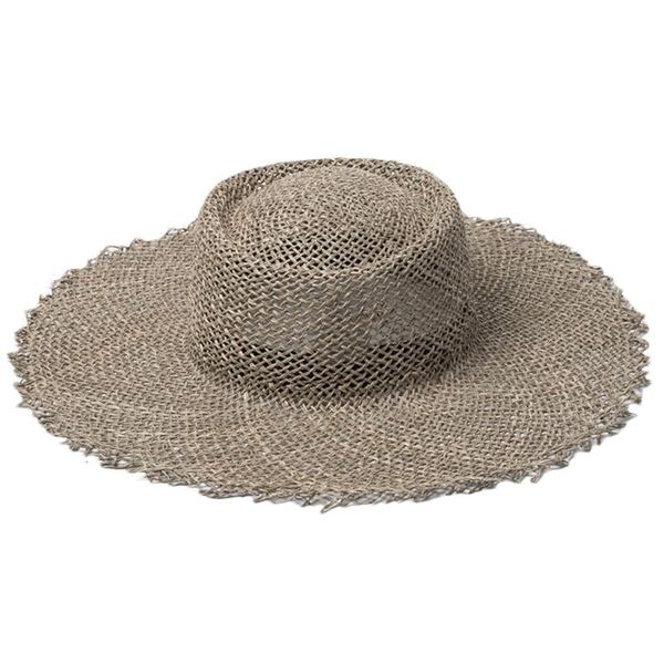 wide brim hats beach hat with fringed edge women girls in breatheble seeweed material european vintage style, Blue;gray
wide brim hats beach hat with fringed edge women girls in breatheble seeweed material european vintage style, Blue;gray