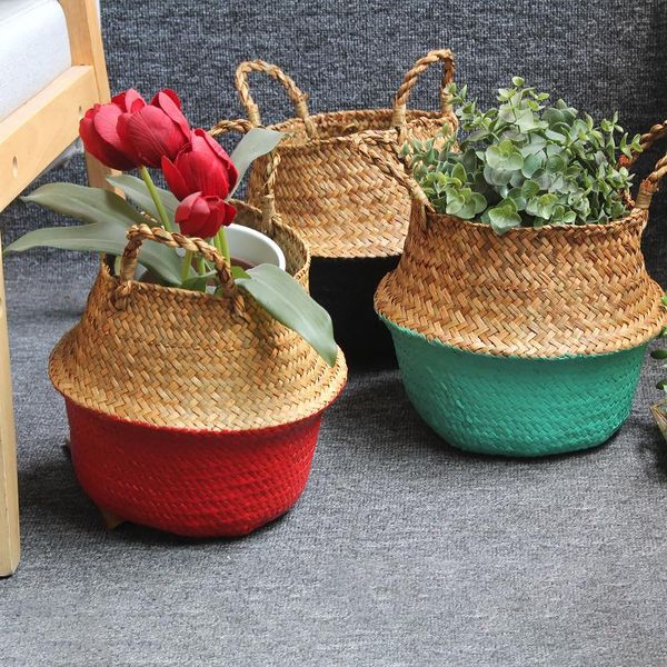 planters & pots boho decor wicker handmade storage basket patchwork rattan seagrass belly straw garden flower pot planter laundry toy organi
planters & pots boho decor wicker handmade storage basket patchwork rattan seagrass belly straw garden flower pot planter laundry toy organi