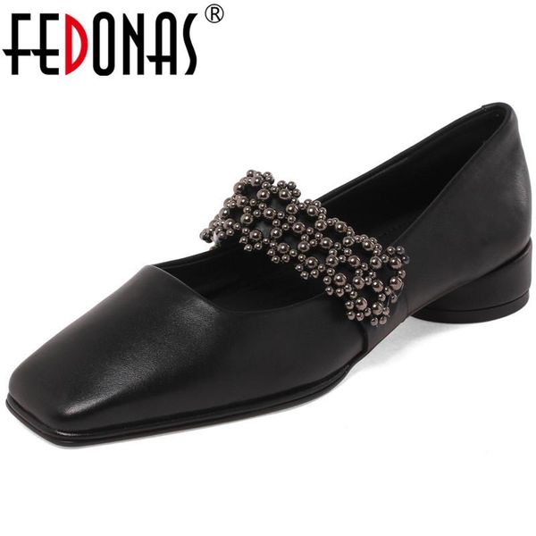 dress shoes fedonas fashion women sweet pearl decoration thiuck heels pumps female genuine leathre square toe wedding woman, Black
dress shoes fedonas fashion women sweet pearl decoration thiuck heels pumps female genuine leathre square toe wedding woman, Black