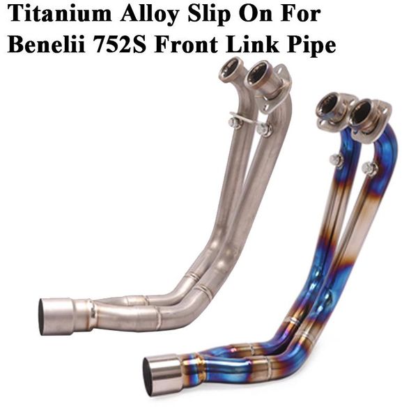 motorcycle exhaust system titanium alloy slip on for benelli 752s escape modified moto front link pipe connect original muffler
motorcycle exhaust system titanium alloy slip on for benelli 752s escape modified moto front link pipe connect original muffler