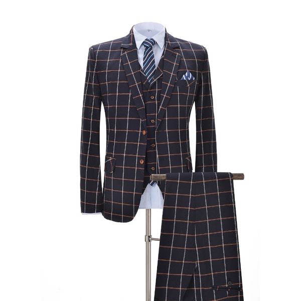 men's suits & blazers suit, boyfriend slotted wool plaid evening , navy blue, formal wedding (jacket + pants vest), 3 pieces, White;black
men's suits & blazers suit, boyfriend slotted wool plaid evening , navy blue, formal wedding (jacket + pants vest), 3 pieces, White;black