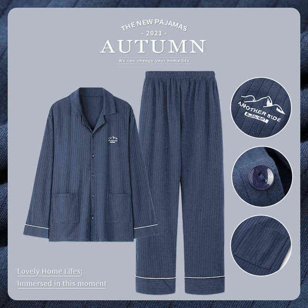 solid color autumn winter pure cotton couple pajamas set thin men thickening long-sleeved home service print sleepwear night 211111, Black;brown
solid color autumn winter pure cotton couple pajamas set thin men thickening long-sleeved home service print sleepwear night 211111, Black;brown