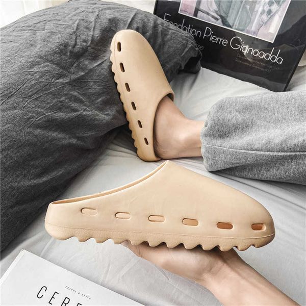 net red coconut slippers men's trendy outdoor wear ins summer sandals flip youth trend beach hole shoes ysj, Black
net red coconut slippers men's trendy outdoor wear ins summer sandals flip youth trend beach hole shoes ysj, Black
