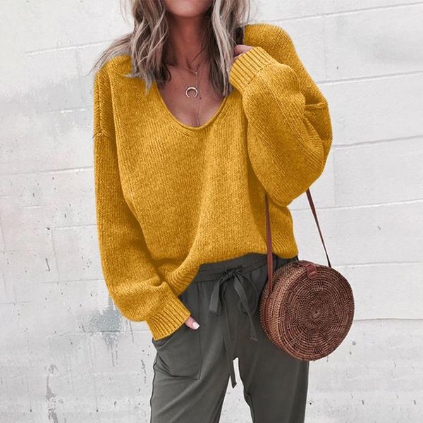 women's sweaters casual knitted sweater women streetwear v neck long sleeve pullovers loose solid coat 2021 autumn winter fashion, White;black
women's sweaters casual knitted sweater women streetwear v neck long sleeve pullovers loose solid coat 2021 autumn winter fashion, White;black