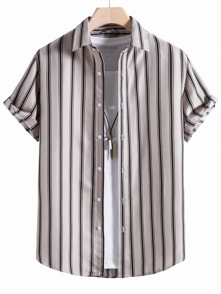 men vertical striped shirt without tee x9ny#, White;black
men vertical striped shirt without tee x9ny#, White;black