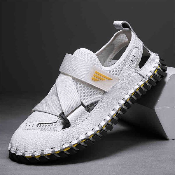 slippers male sandals baotou legal leisure shoes with male leather hollow and slippers in summer j35i, Black
slippers male sandals baotou legal leisure shoes with male leather hollow and slippers in summer j35i, Black