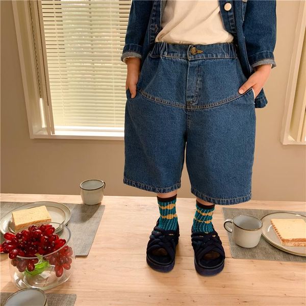2021 spring new arrival girls fashion denim pants kids korean design seventh trousers kids jeans girls, Blue
2021 spring new arrival girls fashion denim pants kids korean design seventh trousers kids jeans girls, Blue