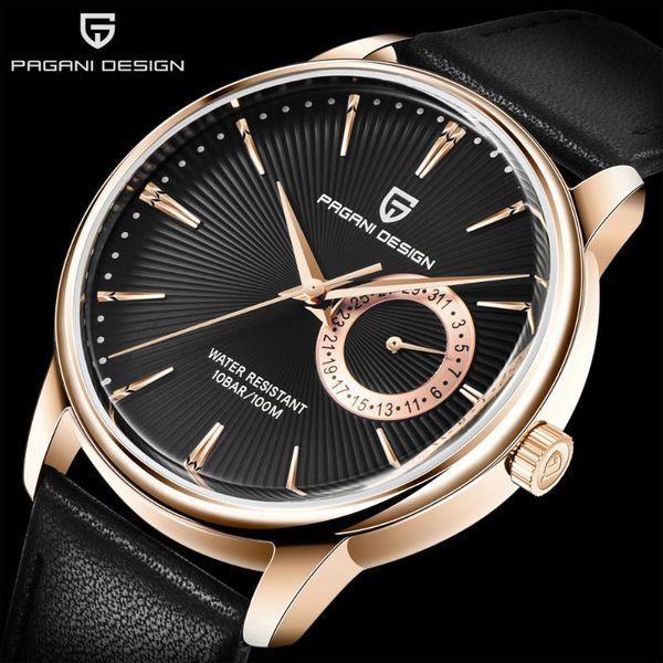 wristwatches pagani design quartz mens watches luxury rose gold 100m waterproof sport watch man genuine leather military relogio masculino, Slivery;brown
wristwatches pagani design quartz mens watches luxury rose gold 100m waterproof sport watch man genuine leather military relogio masculino, Slivery;brown