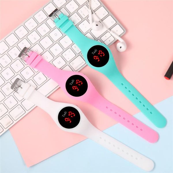 wristwatches summer style women silicone band led electronic watches luxury brand candy colors ladies digital wristwatch relogio feminin, Slivery;brown
wristwatches summer style women silicone band led electronic watches luxury brand candy colors ladies digital wristwatch relogio feminin, Slivery;brown