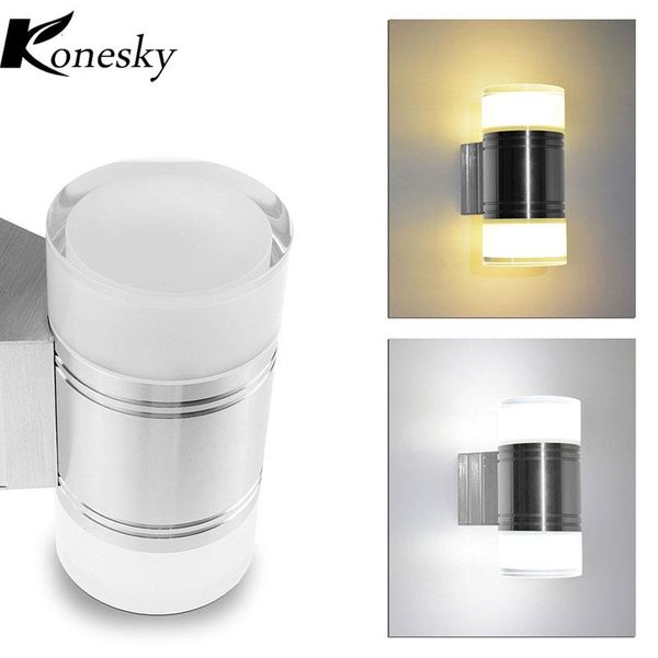 wall lamp konesky up down cylinder acrylic 10w led light dual head smd5730 indoor outdoor ac 85-265v
wall lamp konesky up down cylinder acrylic 10w led light dual head smd5730 indoor outdoor ac 85-265v