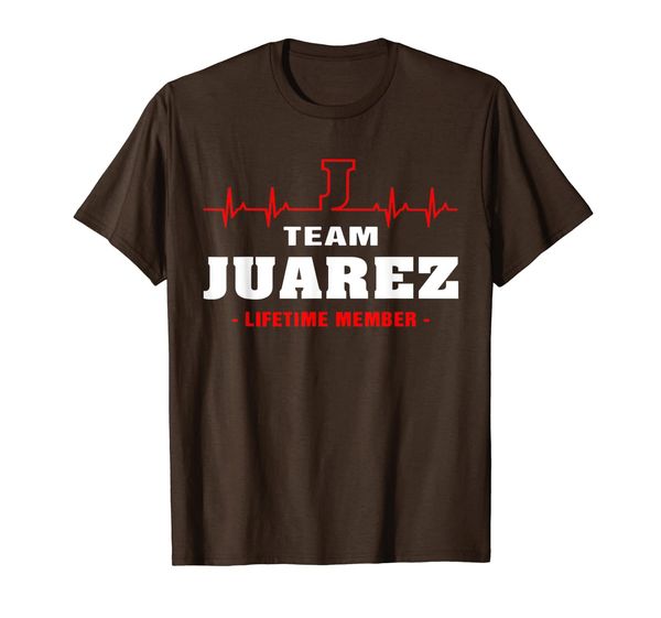 team juarez lifetime member shirt surname, last name gift t-shirt, White;black