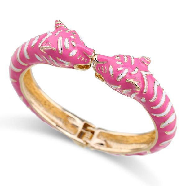 bangle trendy double leopard head enamel statement for women and girls gold plated animal pulseira 3319, Black
bangle trendy double leopard head enamel statement for women and girls gold plated animal pulseira 3319, Black