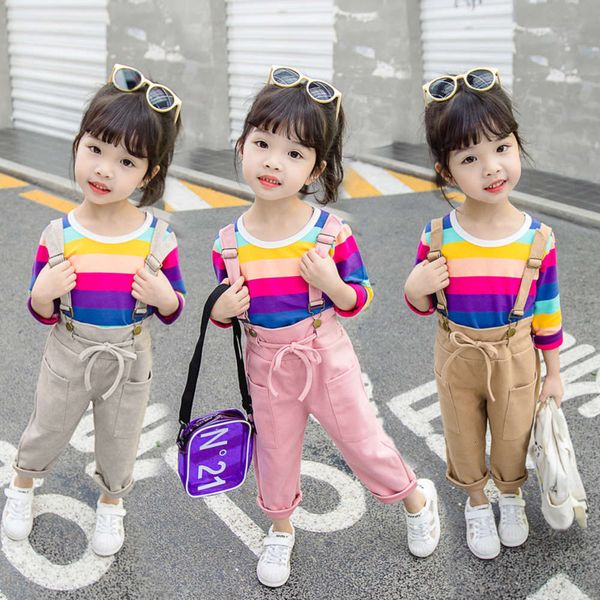 2021 spring girls' suspenders suit new super foreign style children's clothes little girl net red two piece set fashion, Blue
2021 spring girls' suspenders suit new super foreign style children's clothes little girl net red two piece set fashion, Blue