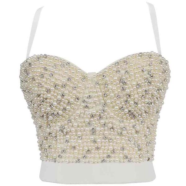 women summer corset with s pearl crop female v-neck commute camisole 210705, White
women summer corset with s pearl crop female v-neck commute camisole 210705, White