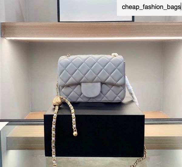 designer bags handbag totes shoulder cross body women classic caviar square sheepskin chains bag 6 color 12