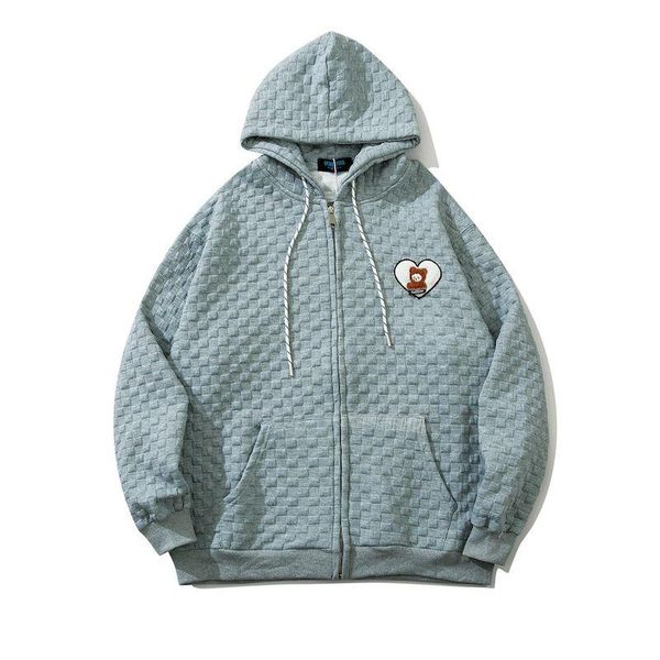 men's hoodies & sweatshirts autumn spring harajuku embroidered heart bear waffle jackets hip hop streetwear loose couple outerwe, Black
men's hoodies & sweatshirts autumn spring harajuku embroidered heart bear waffle jackets hip hop streetwear loose couple outerwe, Black