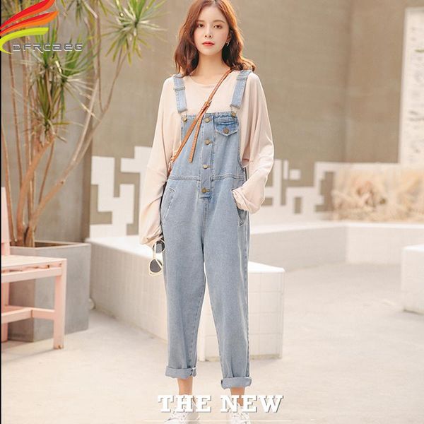 women's jumpsuits & rompers autumn women 2021 denim jumpsuit arrival long single button pockets elegant korean style jeans overalls for, Black;white
women's jumpsuits & rompers autumn women 2021 denim jumpsuit arrival long single button pockets elegant korean style jeans overalls for, Black;white