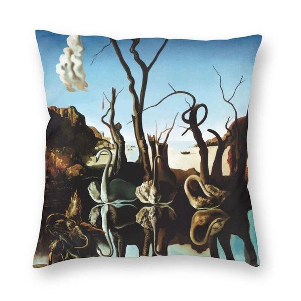 cushion/decorative pillow swans reflecting elephants by salvador dali cushion cover painting art throw case for car fashion pillowcase decor
cushion/decorative pillow swans reflecting elephants by salvador dali cushion cover painting art throw case for car fashion pillowcase decor