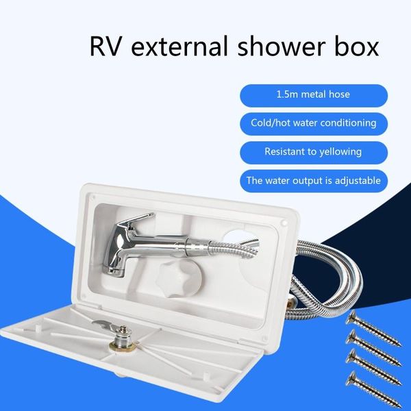 parts white/black rv shower box kit with lock-includes faucet hose wand for boat marine camper motorhome caravan
parts white/black rv shower box kit with lock-includes faucet hose wand for boat marine camper motorhome caravan