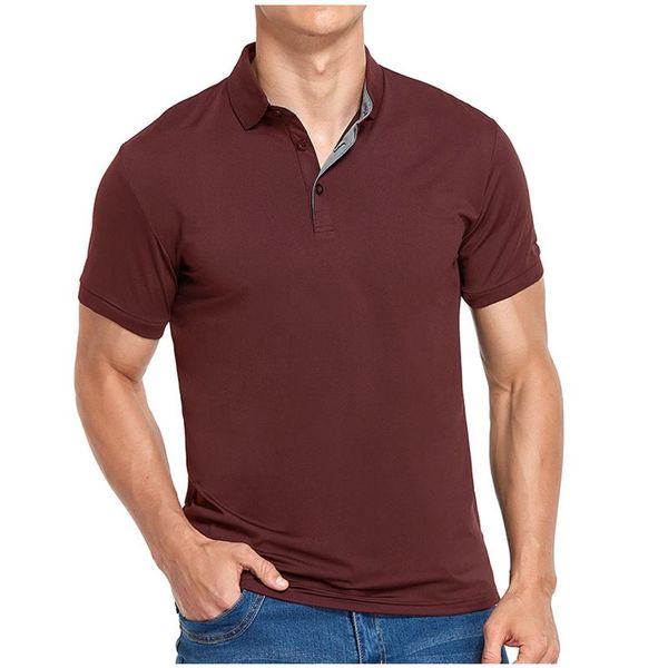 men's t-shirts summer men casual turn down collar slim fit basic short-sleeved fashion cotton breathable button t-shirt polos hommes#g, White;black
men's t-shirts summer men casual turn down collar slim fit basic short-sleeved fashion cotton breathable button t-shirt polos hommes#g, White;black