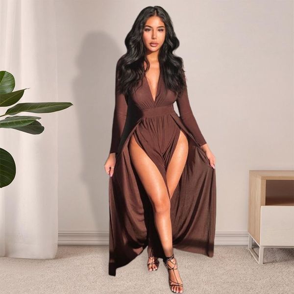casual dresses 2021 fall fashion v-neck solid nightclub long dress party maxi for women streetwear gothic clothes wholesale items, Black;gray
casual dresses 2021 fall fashion v-neck solid nightclub long dress party maxi for women streetwear gothic clothes wholesale items, Black;gray