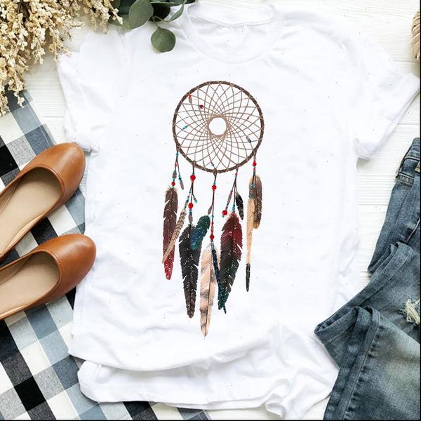 women lady feather dream web trend fashion 90s floral print t tee womens tshirt female shirt clothes graphic t shirt, White
women lady feather dream web trend fashion 90s floral print t tee womens tshirt female shirt clothes graphic t shirt, White