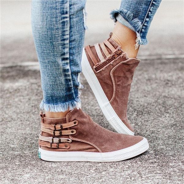 boots 2021 women ankle gladiator denim flats booties autumn flat shoes woman sneaker causl zipper fashion female plus size, Black
boots 2021 women ankle gladiator denim flats booties autumn flat shoes woman sneaker causl zipper fashion female plus size, Black