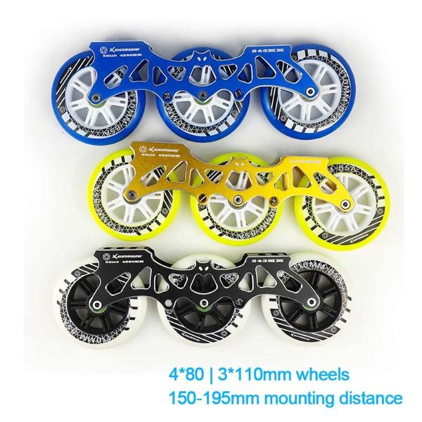 3*110mm speed inline skate base set 165-195mm dinstance frame ilq-11 bearing 85a pu wheels for powerslide patines skating basin
3*110mm speed inline skate base set 165-195mm dinstance frame ilq-11 bearing 85a pu wheels for powerslide patines skating basin