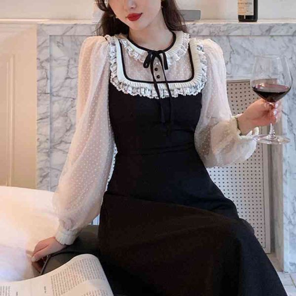 casual dresses long sleeve black y2k midi women korean fashion evening party lace design autumn vintage elegant female lscl, Black;gray
casual dresses long sleeve black y2k midi women korean fashion evening party lace design autumn vintage elegant female lscl, Black;gray