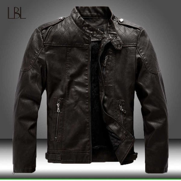 new men's leather jackets autumn casual motorcycle pu jacket men fleece warm biker leather coats male outwear brand clothes 201120, Black;brown
new men's leather jackets autumn casual motorcycle pu jacket men fleece warm biker leather coats male outwear brand clothes 201120, Black;brown