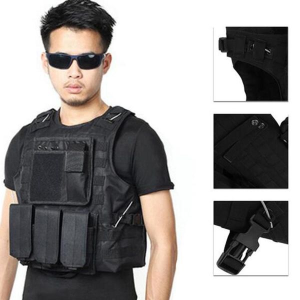 hunting vest tactical vest multi-function cs body armor hunting jungle outdoors equipment black tactical equip, Camo;black
hunting vest tactical vest multi-function cs body armor hunting jungle outdoors equipment black tactical equip, Camo;black