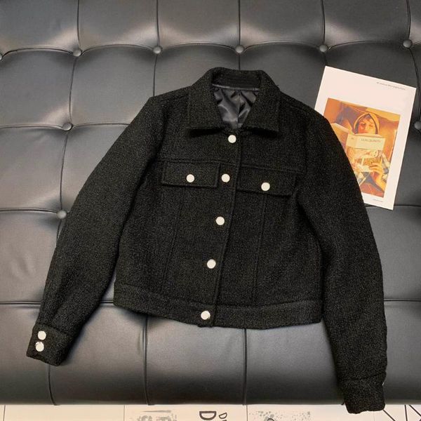 women's wool & blends high-end black woolen jackets for women fashion letter embroidery 3d cut slim tweed lady winter 2021
women's wool & blends high-end black woolen jackets for women fashion letter embroidery 3d cut slim tweed lady winter 2021