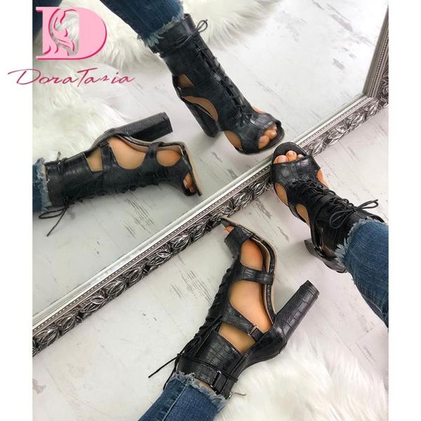 sandals doratasia big size 34-43 female summer fashion thick high heels gladiator women party shoes woman, Black
sandals doratasia big size 34-43 female summer fashion thick high heels gladiator women party shoes woman, Black