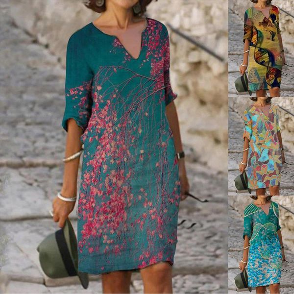 flower printed summer womens dress sundresses casual kawaii v neck traf robe short sleeve clothing, Black;gray
flower printed summer womens dress sundresses casual kawaii v neck traf robe short sleeve clothing, Black;gray