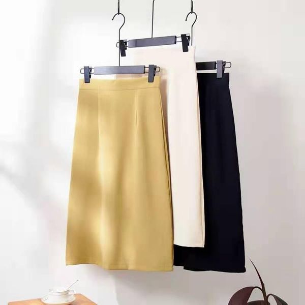 skirts 2021 women spring summer vintage suit skirt lady solid elastic high waist package hip female casual loose a-line falda l38, Black
skirts 2021 women spring summer vintage suit skirt lady solid elastic high waist package hip female casual loose a-line falda l38, Black