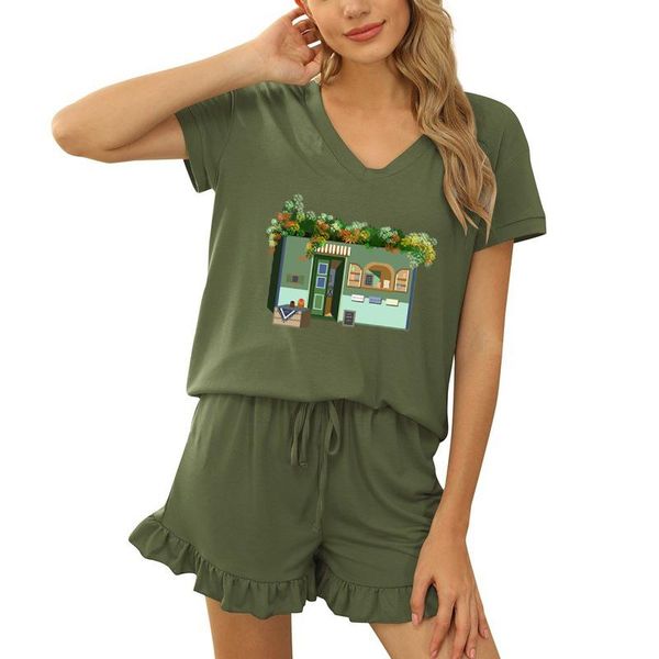 women's tracksuits two-piece sportswear short-sleeved + jogging pants short home wear sports suit gym summer 2021, Gray
women's tracksuits two-piece sportswear short-sleeved + jogging pants short home wear sports suit gym summer 2021, Gray