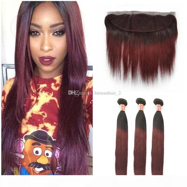 99j wine red human hair with lace frontal closure burgundy straight peruvian virgin hair weaves with 13*4 lace frontal closure, Black;brown
99j wine red human hair with lace frontal closure burgundy straight peruvian virgin hair weaves with 13*4 lace frontal closure, Black;brown
