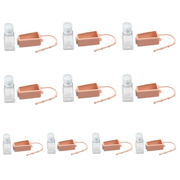 storage bottles & jars 10pcs portable flip cap refillable empty bottle with silicone holder keychain e65f
storage bottles & jars 10pcs portable flip cap refillable empty bottle with silicone holder keychain e65f