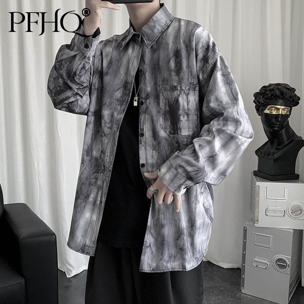 men's casual shirts pfhq 2021 men fashion loose collar long sleeve tie-dye single breasted shirt japanese retro summer autumn 21d1426, White;black
men's casual shirts pfhq 2021 men fashion loose collar long sleeve tie-dye single breasted shirt japanese retro summer autumn 21d1426, White;black