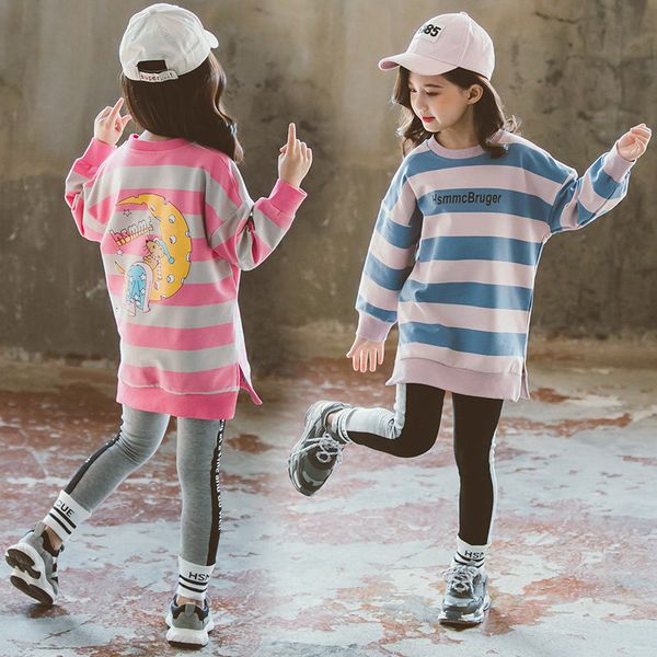 2021 new spring girls'clothes striped nightgown + leggings 2 garments for teenage girls children fall clothes 6 8 10 11 12 13yrs qoku, White
2021 new spring girls'clothes striped nightgown + leggings 2 garments for teenage girls children fall clothes 6 8 10 11 12 13yrs qoku, White